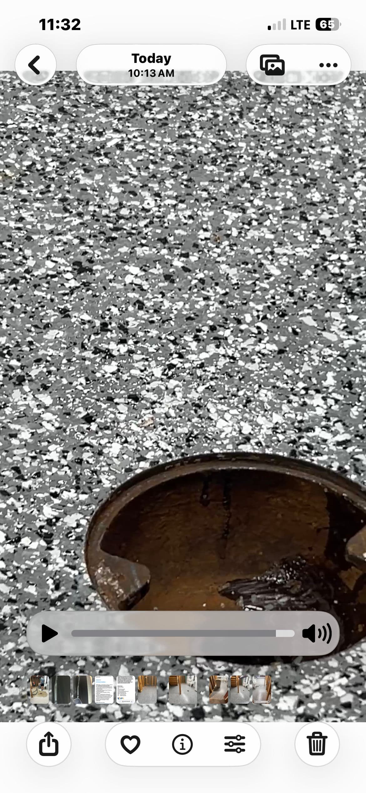Gallery photos for Full Flake Epoxy on a Basement Floor That Needed It Bad: Image #4