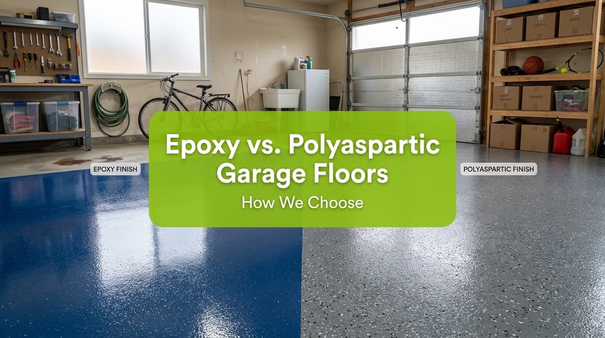 Featured post - Epoxy vs. Polyurea Garage Floors: How We Choose
